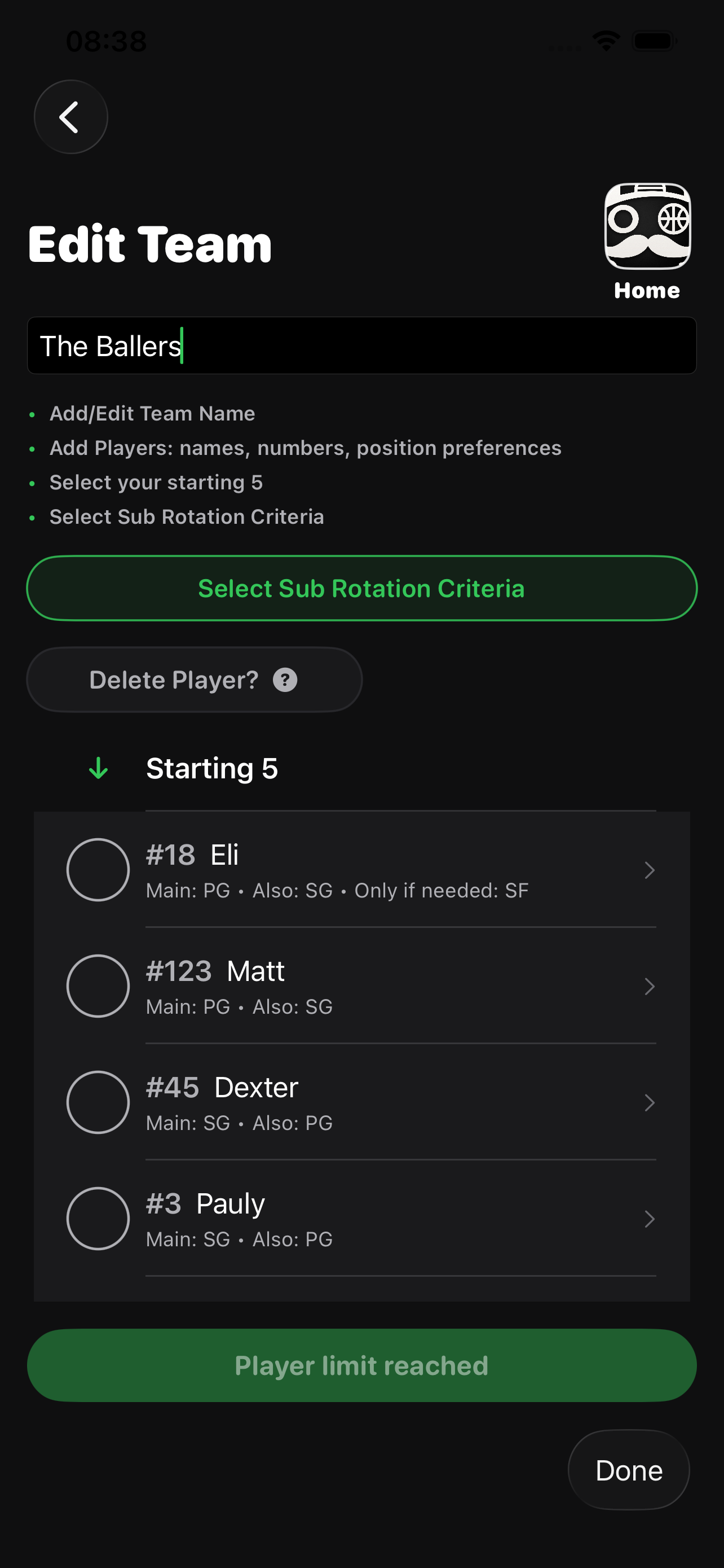 Set Your Roster